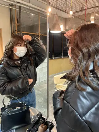 ミディアム カラー ショートカット募集中 /NAGISAのヘアスタイル