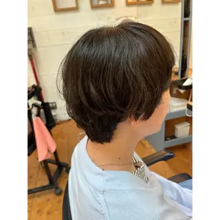 ショート カラー パーマ Lagom(ラゴム) なかだのヘアスタイル