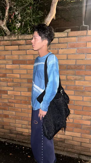 ショート パーマ メンズ gemhair&makeup所属・Fuka／艶カラー ／ケアカラー／パーマのヘアスタイル