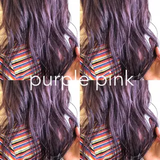 セミロング カラー HOLON池袋所属・ウルフカット ハッシュカット/七海のヘアスタイル