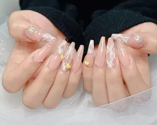 ロング カラー yuna ユナのネイルデザイン