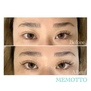 マツエク・マツパ MEMOTTO CHIHIROのマツエク・マツパデザイン