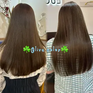 カラー ★艶ハイトーン★ LUCKモミジのヘアスタイル