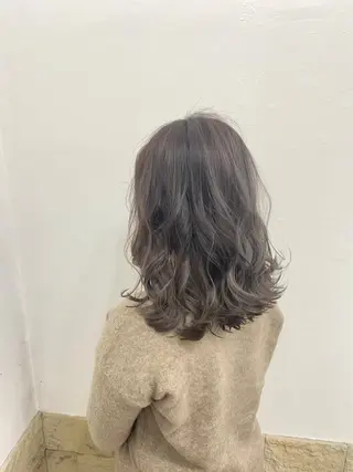 ロング カラー ヘアアレンジ メンズパーマ 特化中澤のヘアスタイル