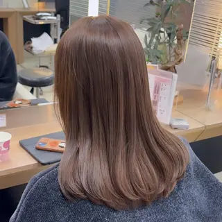 セミロング カラー ダブルカラー/透明感 /Hikari💫のヘアスタイル