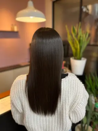 ロング AVANCE.西田辺所属・木本晴香/髪質改善 /艶カラー透明感のヘアスタイル