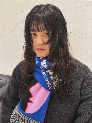 ロング パーマ Juna✂️ レイヤー / ボブのヘアスタイル