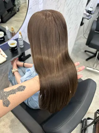 ロング カラー 遠藤沙也加 /レイヤーカットのヘアスタイル