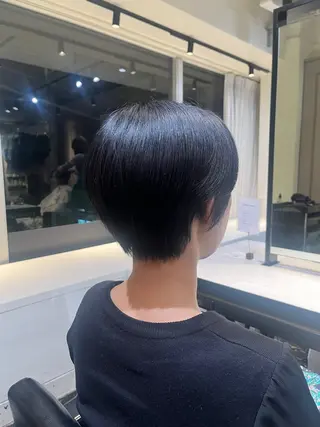 ショート ショート/パーマ/ みさきのヘアスタイル