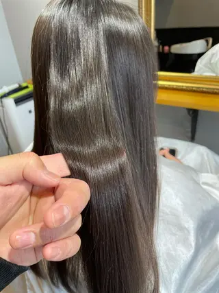 ロング 渡辺俊介 暗髪カラー /美髪矯正/髪質改善のヘアスタイル