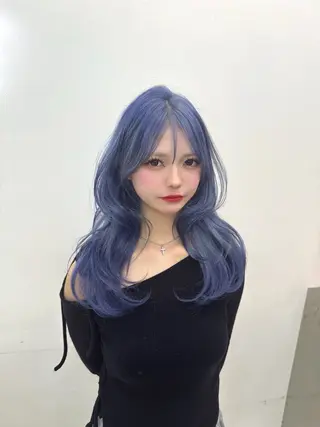 カラー 透ける透明感カラー 🎀anju/渋谷のヘアスタイル