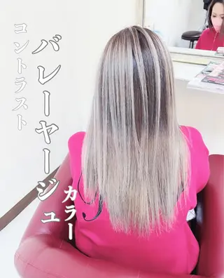 ロング カラー YURI ✨のヘアスタイル