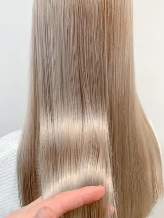 ロング カラー THE./ブリーチ 透感カラー/髪質改善のヘアスタイル