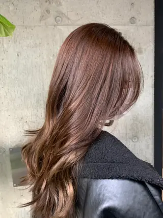 ロング 🦋MAHO🦋 デザインカラーのヘアスタイル