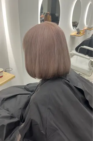 ミディアム カラー ベージュ⟡˖レイヤー ˖ ࣪⊹あずきのヘアスタイル