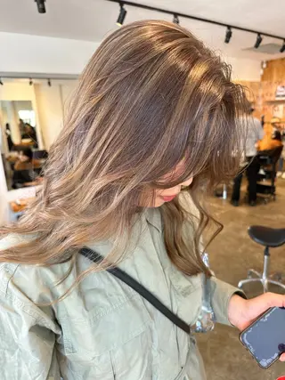 ロング カラー ヘアセット/艶カラー 💐nao.のヘアスタイル