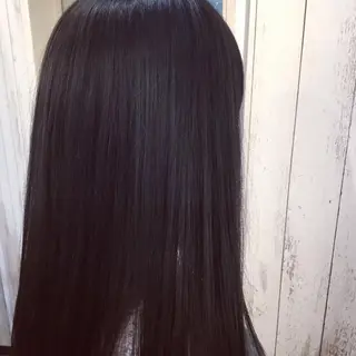 ロング カラー パーマ 金崎 新吾のヘアスタイル