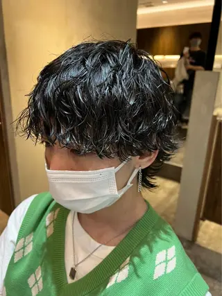 ミディアム パーマ メンズ 渋谷/メンズ特化/ 女子ウケ/FUKAのヘアスタイル