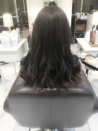 ロング カラー 髪質改善/ 艶髪カラー/益田直幸のヘアスタイル