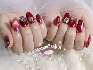 ミディアム Hanaai Salon新宿店のネイルデザイン