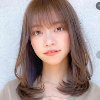 ロング 縮毛矯正、髪質改善 肘以上無料のヘアスタイル