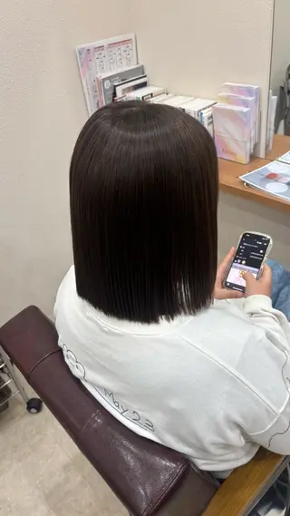 ミディアム ナナホ/艶カラー🍀 /ヘッドスパ🫧のヘアスタイル