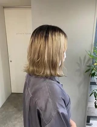 ミディアム soyon心斎橋所属・♡透明感/艶カラー/ M a I ♡のヘアスタイル