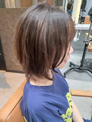 ミディアム カラー 関口 知佳のヘアスタイル