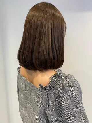 ミディアム カラー やました りの☁のヘアスタイル