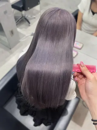 ロング 出口 千乃のヘアスタイル