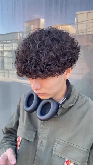 パーマ ヘアアレンジ メンズ fifth 武正 琉生のヘアスタイル