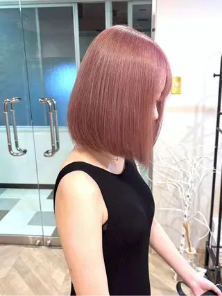 ミディアム ブリーチ／ 髪質改善／ＲＹＯのヘアスタイル