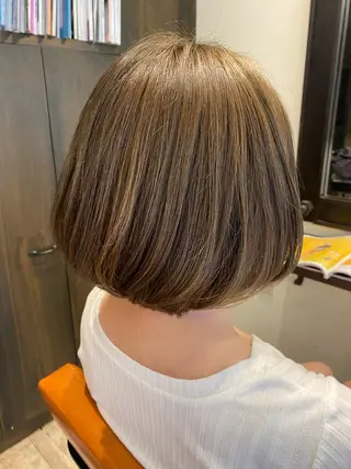 ショート カラー パーマ 21salon所属・non .のヘアスタイル