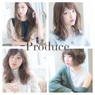 カラー benji所属・Hamatsu Misakiのヘアスタイル