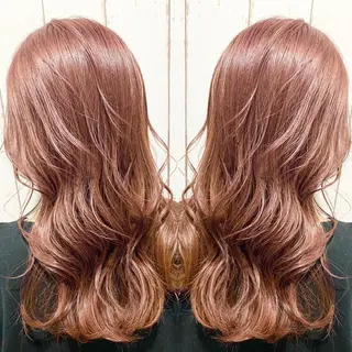 ミディアム カラー パーマ ヘアアレンジ RecheRche【池袋】所属・👑指名率No.1 👑坂口飛翔のヘアスタイル