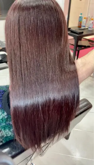 セミロング カラー HIKARU副店長/ ✨️髪質改善のヘアスタイル