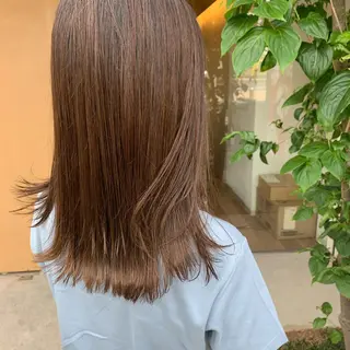 ロング カラー 大平 京佳のヘアスタイル