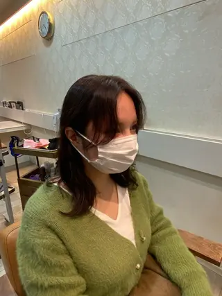 セミロング カラー パーマ 🌟縮毛矯正/ 髪質改善/髙橋🌟のヘアスタイル