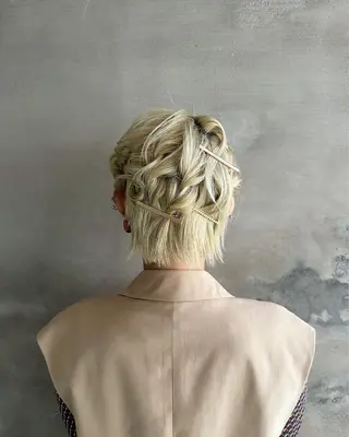 ヘアアレンジ 暖色カラー /ヘアアレンジ/花鈴のヘアスタイル