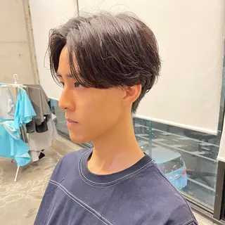 ショート パーマ メンズ LIBERTY-A所属・西大島美容師 渡部仁太のヘアスタイル