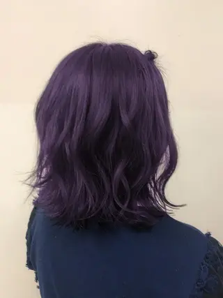 ミディアム ブリーチ＆縮毛矯正 🧸tomoki🧸のヘアスタイル