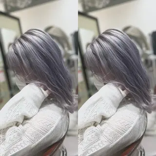 ミディアム Y Uのヘアスタイル