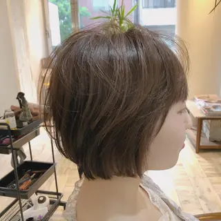ショート カラー 【垢抜け大人髪】 TIARA西山のヘアスタイル