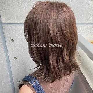 ミディアム カラー パーマ ヘアアレンジ メンズ キッズ ネイル マツエク・マツパ 横浜Bob美容師🤎 ERINAのヘアスタイル