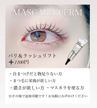 マツエク・マツパ 🎀LEDパリエクN o1韓ドルEYE🎀のマツエク・マツパデザイン