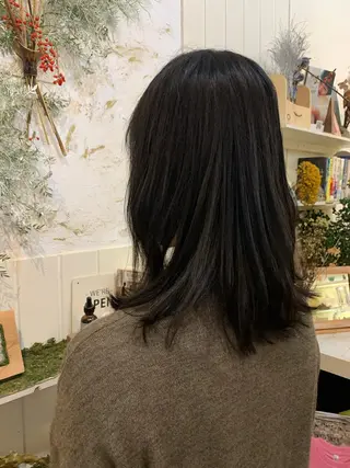 セミロング カラー HairMake bo:rl所属・武島 美優のヘアスタイル