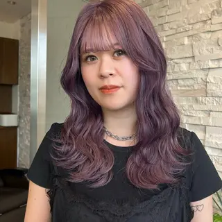 ロング カラー 💙ルル💙 ハイトーン/レイヤーのヘアスタイル