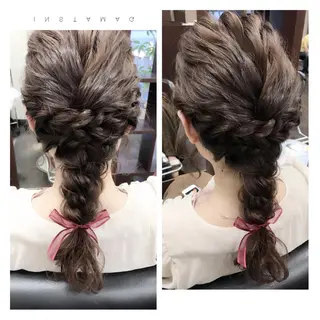 ロング ヘアアレンジ 沢田 瞳のヘアスタイル