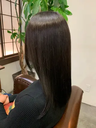 ミディアム ハイトーン /愛子のヘアスタイル