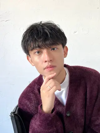 パーマ メンズ 茅ヶ崎パーマ特化/ スパイラル/ハルキのヘアスタイル